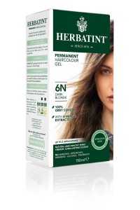 Trwała farba do włosów w żelu HERBATINT 6N (ciemny blond)