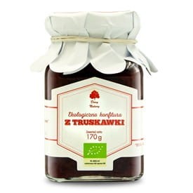 Ekologiczna  Konfitura z truskawki EKO 170g