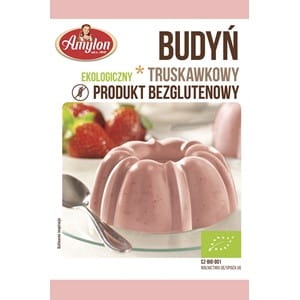 Budyń truskawkowy (bezglutenowy) BIO 40g 