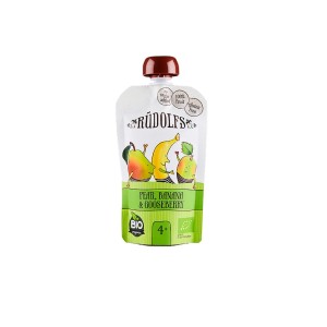 Mus owocowy: gruszka, banan i agrest BIO 110 g