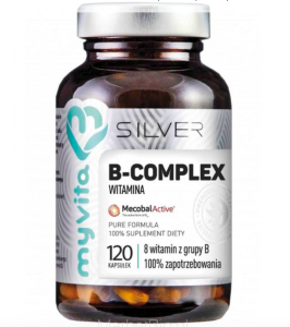 Silver Pure 100% Witamina B-Complex 120 Kapsułek