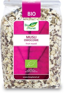 Ekologiczne musli owocowe BIO 300g