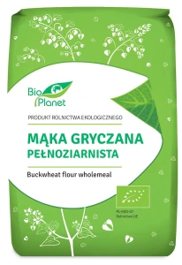 Mąka gryczana pełnoziarnista Eko 1kg - Bio Planet