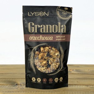 Granola orzechowa z miodem i pyłkiem pszczelim 300g
