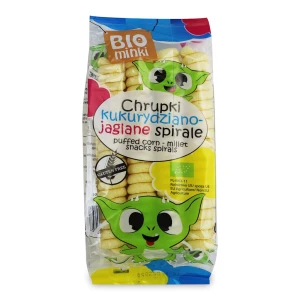 Chrupki kukurydziano-jaglane spirale bezglutenowe BIO 60 g