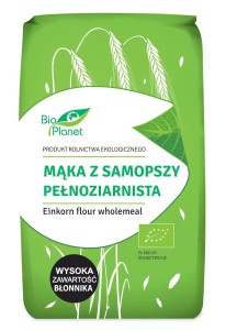 Mąka z samopszy pełnoziarnista BIO 500g - BIO PLANET 