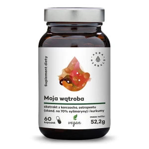 Moja Wątroba - karczoch, ostropest, kurkuma - 60 kapsułek wegańskich