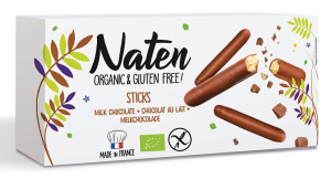 Ciastka w polewie czekoladowej sticks bezglutenowe BIO 130g