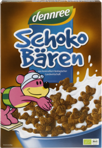 Płatki śniadaniowe misie czekoladowe BIO 250g 