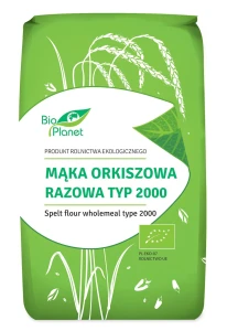 Mąka orkiszowa razowa typ 2000 BIO 500g - Bio Planet