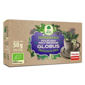 Herbatka Polecana przy migrenie GLOBUS EKO 25x2g
