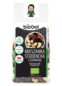 Mieszanka studencka z żurawiną BIO 150g - BIOGOL 