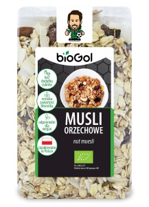 Musli orzechowe BIO 300g - BIOGOL 