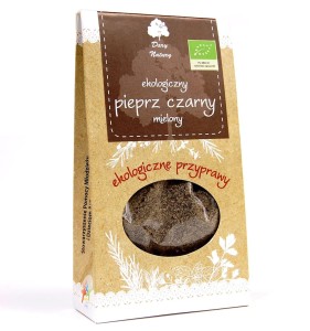 EKO Pieprz czarny mielony 50g - Dary Natury