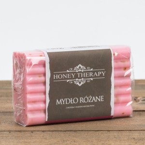 Mydło różane z miodem kostka 130g