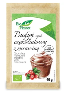 Budyń o smaku czekoladowym z żurawiną BIO 40g