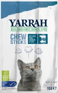 Pałeczki do gryzienia z wołowiną dla kota BIO (3 x 5g) 15g