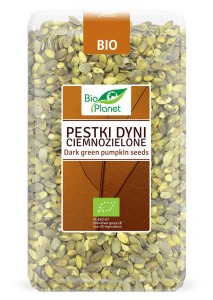 Pestki dyni ciemnozielone EKO 350g - Bio Planet 