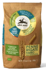 Makaron z płaskurki PENNE BIO 500G