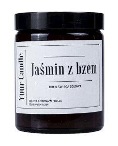 Świeca sojowa jaśmin i bez 180ml