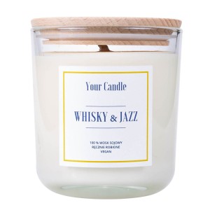 Świeca sojowa whisky & jazz 210ml