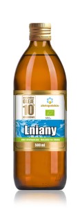 Olej lniany tłoczony na zimno 500ml Bio Złoto Polskie
