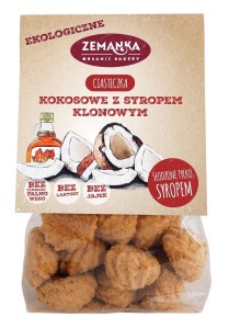 Ciastka kokosowe z syropem klonowym bio 100g