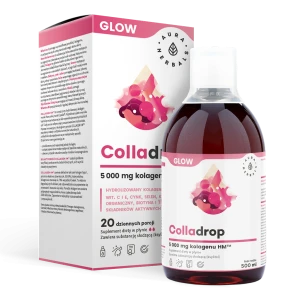Colladrop Glow, kolagen morski 5000 mg, płyn 500 ml