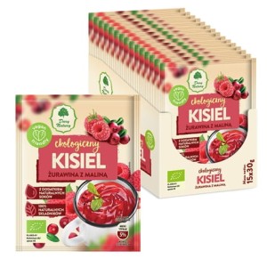 Kisiel - Żurawina z Maliną EKO 15x30g