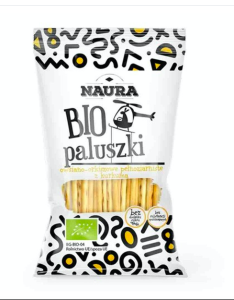 Paluszki owsiano-orkiszowe pełnoziarniste z kurkumą BIO 45 g
