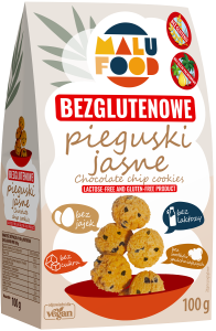 CIASTKA PIEGUSKI JASNE BEZ CUKRU,BEZGLUT.BIO 100 G