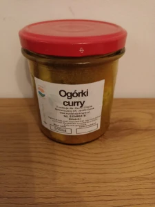 Ogórki curry 350ml