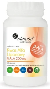 Kwas Alfa Liponowy R-ALA 200 mg 60 tabletek