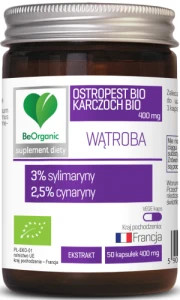 Ostropest BIO 3% + Karczoch BIO 2,5%, 400mg x 50 kaps