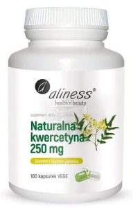 Naturalna kwercetyna 250 mg x 100 vege kaps.