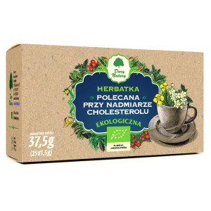 Ekologiczna herbatka polecana przy nadmiarze cholesterolu 37,5g 