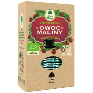 Ekologiczna herbatka owoc maliny 75g 