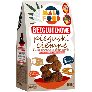 CIASTKA PIEGUSKI CIEMNE BEZ CUKRU BEZGLUTENOWE 100 G