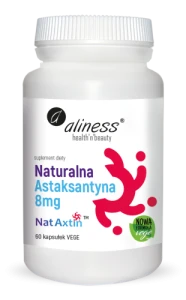 Naturalna Astaksantyna Nat Axtin 8mg x 60 caps