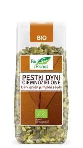 Pestki dyni ciemnozielone EKO 150g - Bio Planet  (UPRAWIANE W EUROPIE)