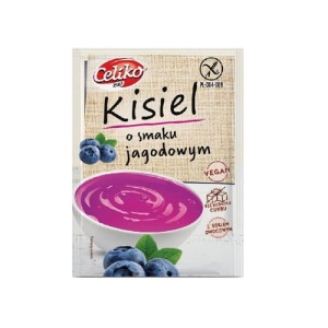Kisiel o smaku jagodowym 40 g Celiko