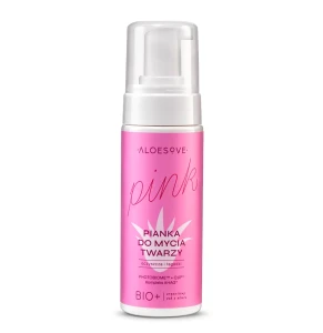 ALOESOVE PINK Pianka myjąca do twarzy
