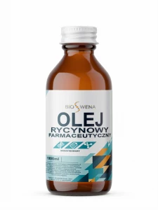 Olej RYCYNOWY NIERAFINOWANY 1l z pompką