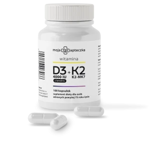 Witamina D3 4000 IU + K2MK7 100μg – 100 kapsułek
