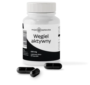 Węgiel aktywny 500 mg – 60 kapsułek