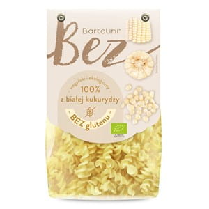 MAKARON (Z BIAŁEJ KUKURYDZY) ŚWIDERKI BEZGLUTENOWY BIO 250 g - BARTOLINI