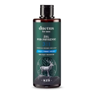 DUETUS FOR MEN Żel pod prysznic 3w1 nawilżający INVICTUS 300 ml