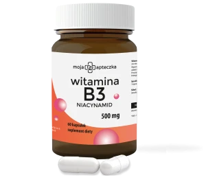 Witamina B3 Niacynamid – 60 kapsułek