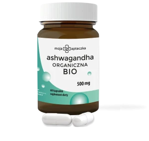 Ashwagandha organiczna BIO 500 mg – 60 kapsułek