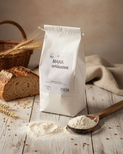 Mąka orkiszowa biała BIO 1 kg